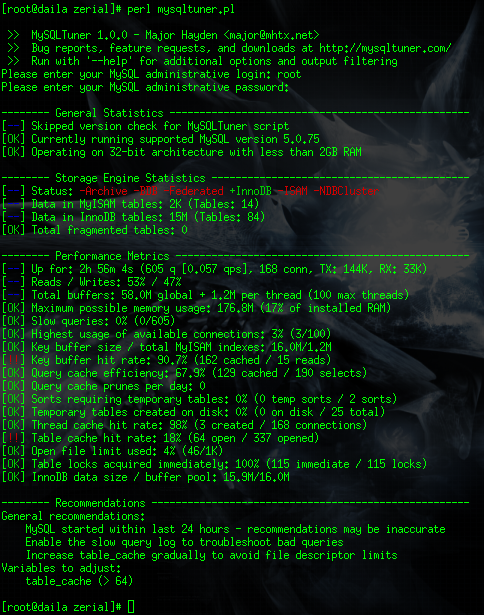 mysqltuner