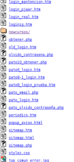 Directorio vulnerable